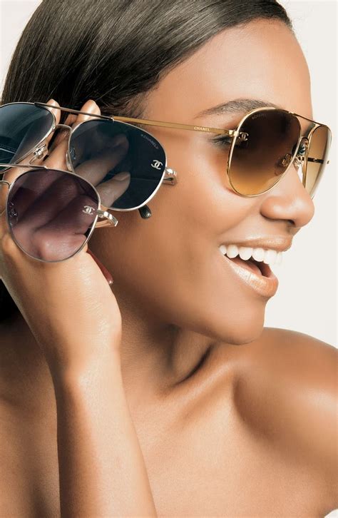 chanel ladies aviator sunglasses|chanel sunglasses nordstrom.